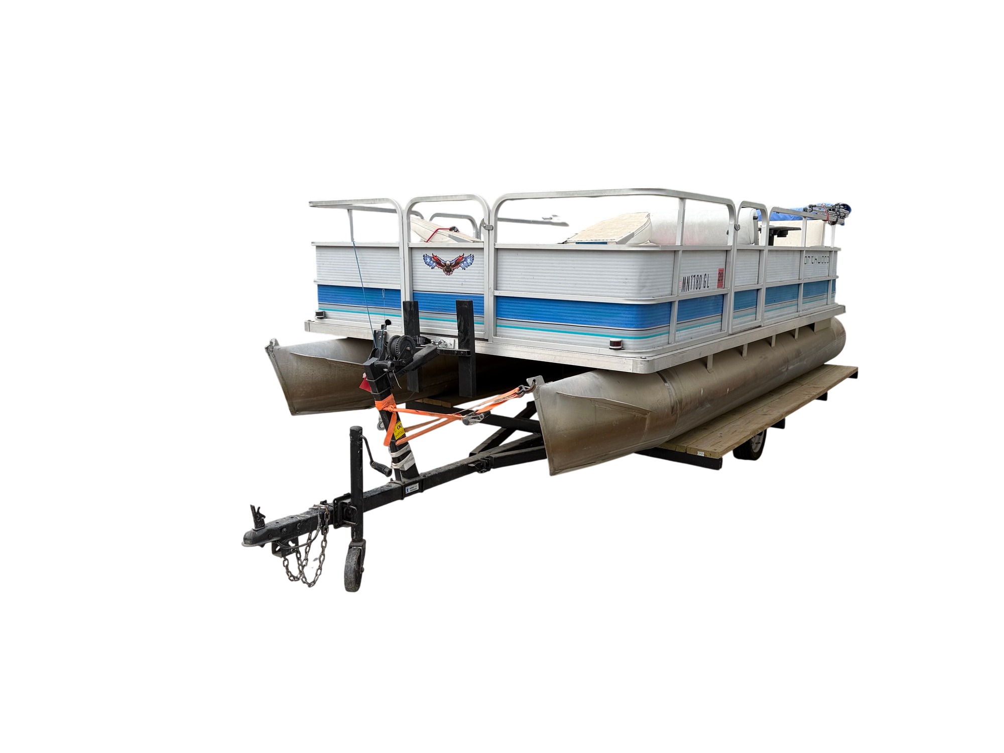 1993 northwood pontoon for sale near elk-river, minnesota 106374_01_driver_front_corner.jpg