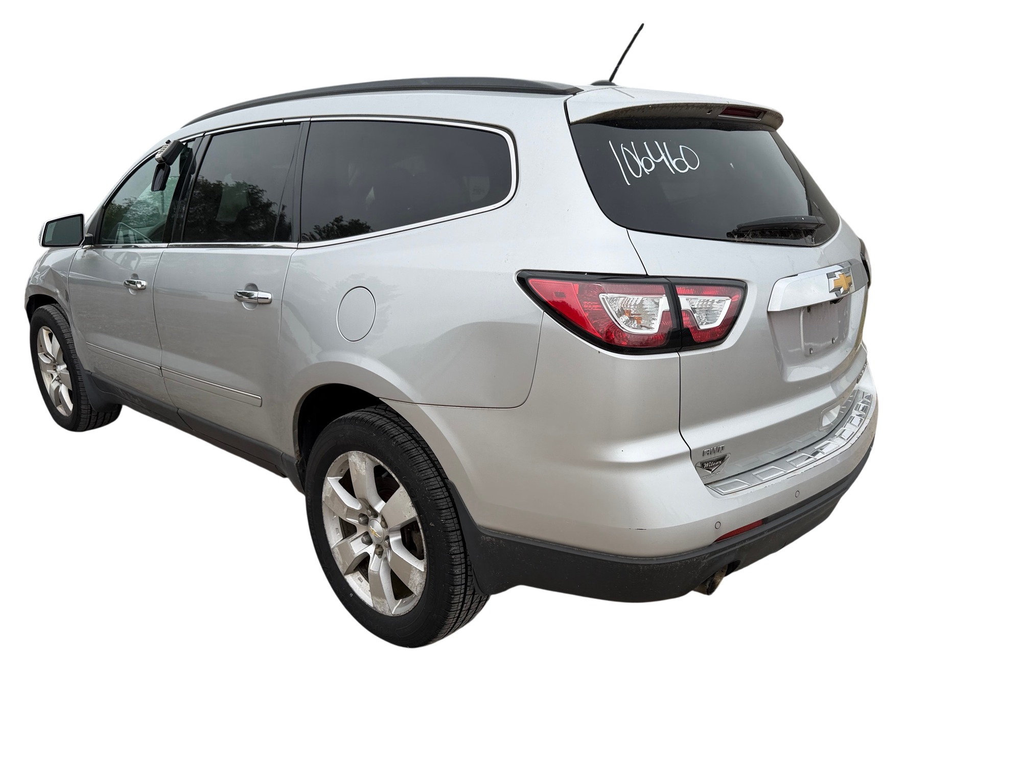 2014 chevrolet traverse ltz-awd with 293494 miles for sale near elk-river, minnesota 106460_03_rear_driver_corner.jpg
