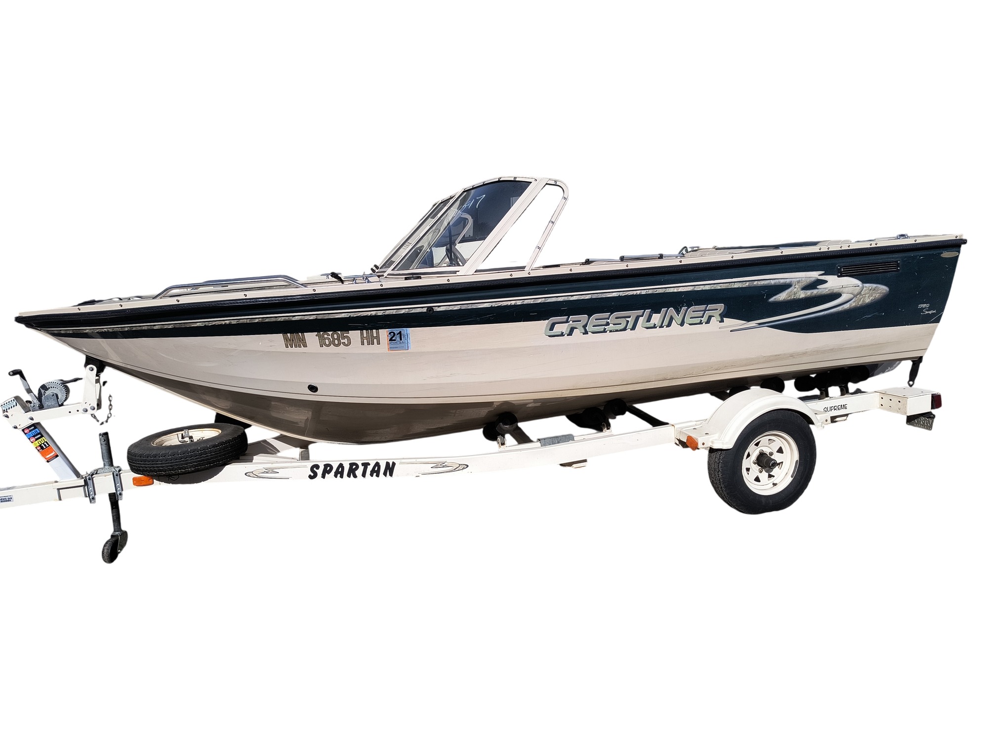 1998 crestliner 1750-sf for sale near Elk River, Minnesota 106597_02_driver_side.jpg