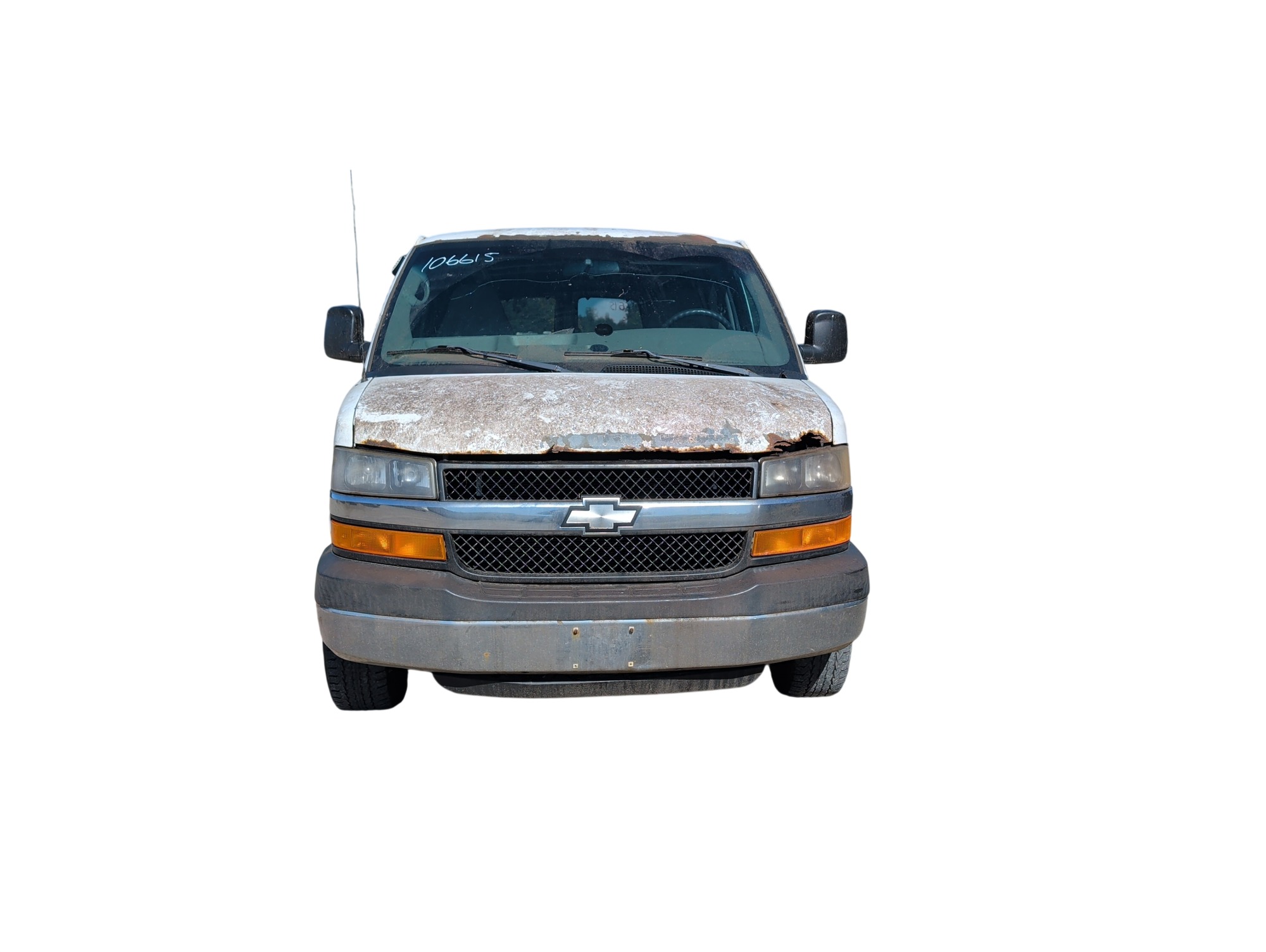 2008 chevrolet express ls-3500-extended with 167680 miles for sale near Elk River, Minnesota 106615_08_front_end.jpg