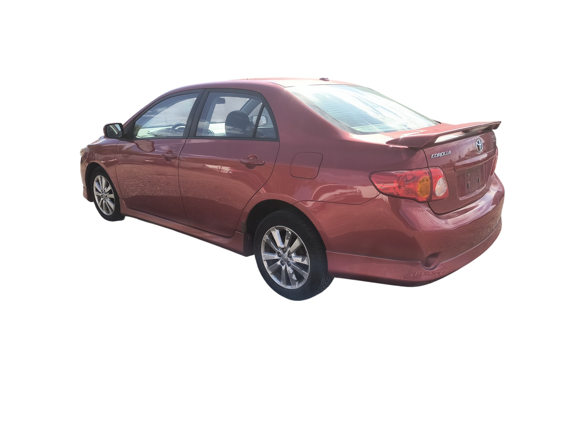 2009 toyota corolla base-4-speed-at with 195594 miles for sale near Elk River, Minnesota 106632_03_rear_driver_corner.jpg