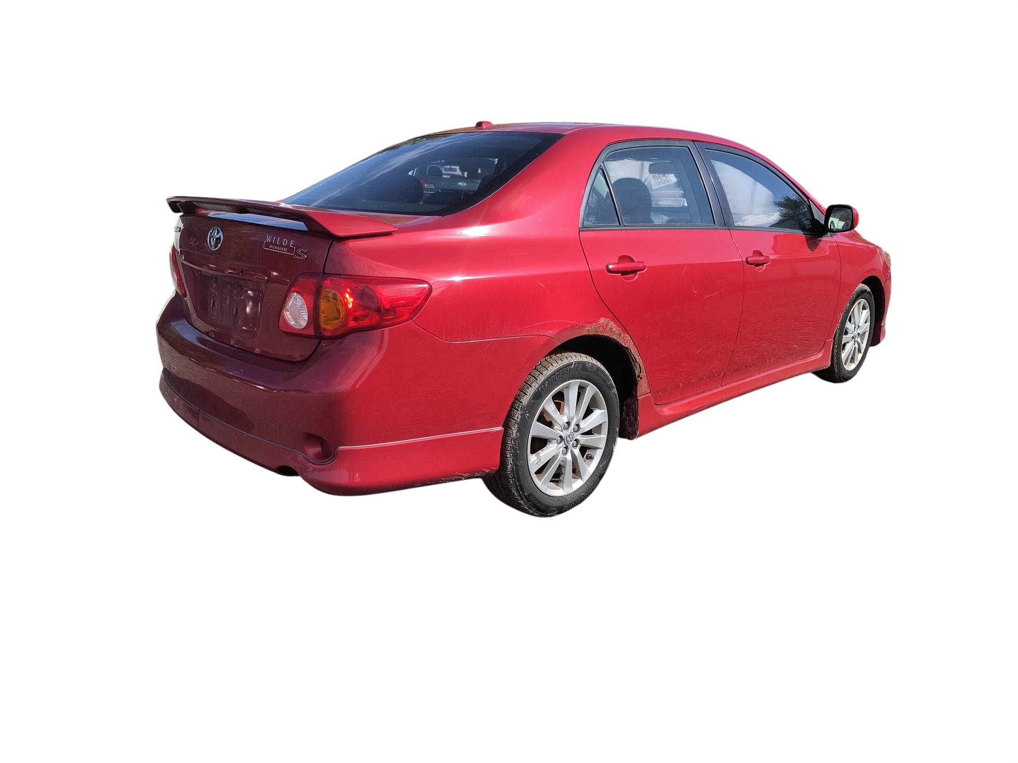 2009 toyota corolla base-4-speed-at with 195594 miles for sale near Elk River, Minnesota 106632_05_pass_rear_corner.jpg