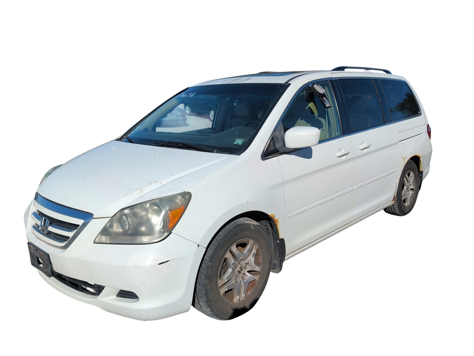 2006 honda odyssey ex-l with 241784 miles for sale near Elk River, Minnesota 106638_01_driver_front_corner.jpg