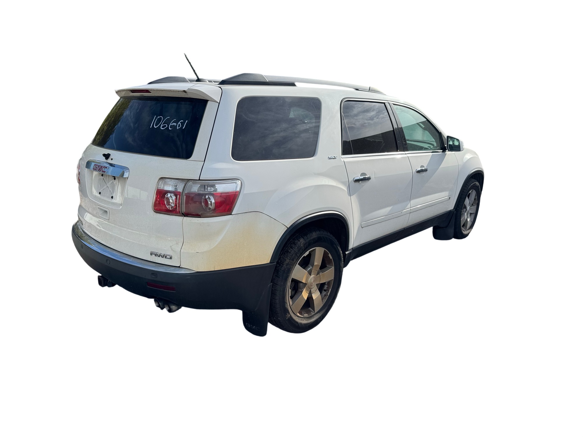 2010 gmc acadia slt-1-awd with 367138 miles for sale near Elk River, Minnesota 106661_05_pass_rear_corner.jpg