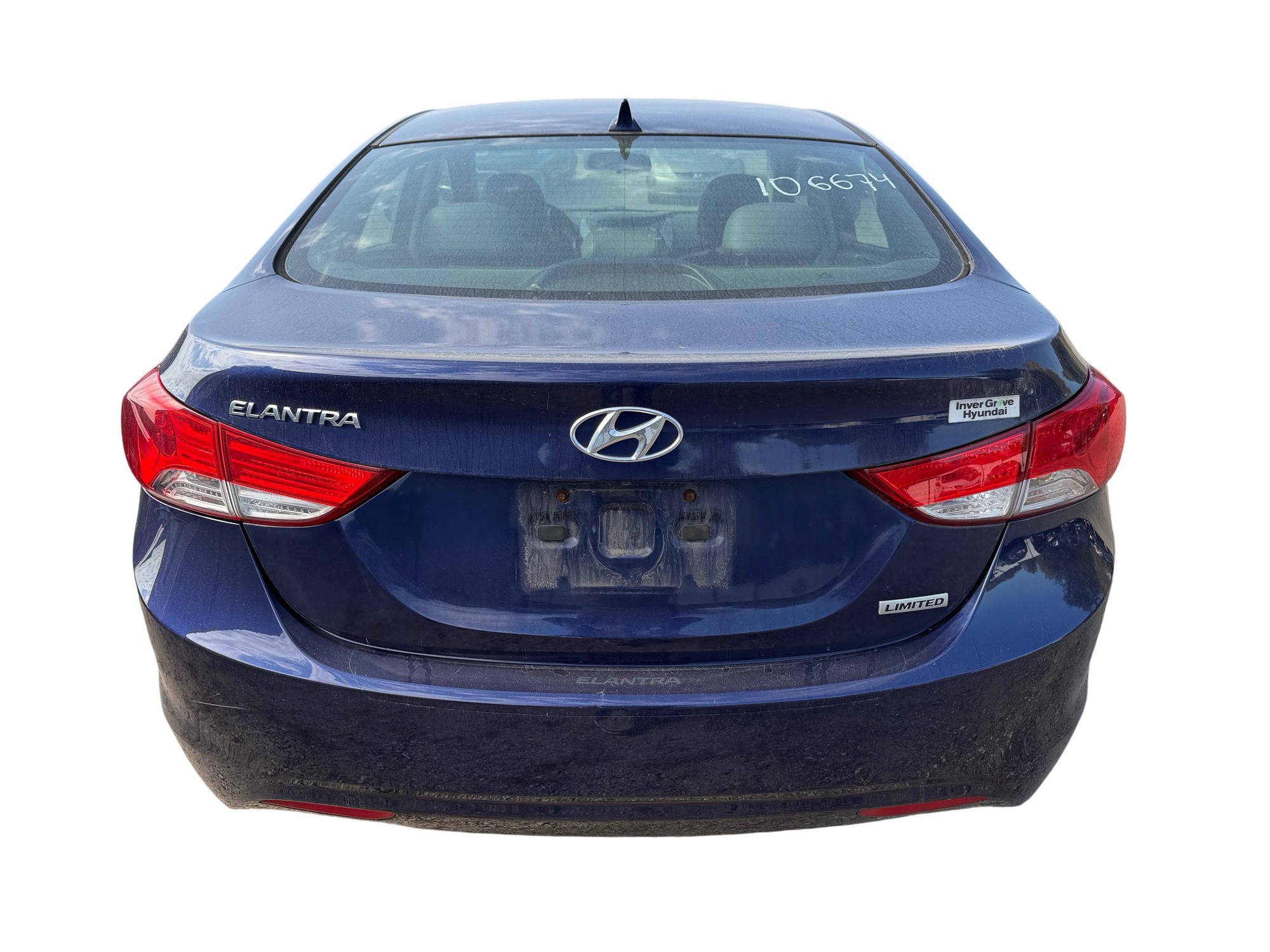 2013 hyundai elantra limited with 114604 miles for sale near Elk River, Minnesota 106674_04_rear_end.jpg