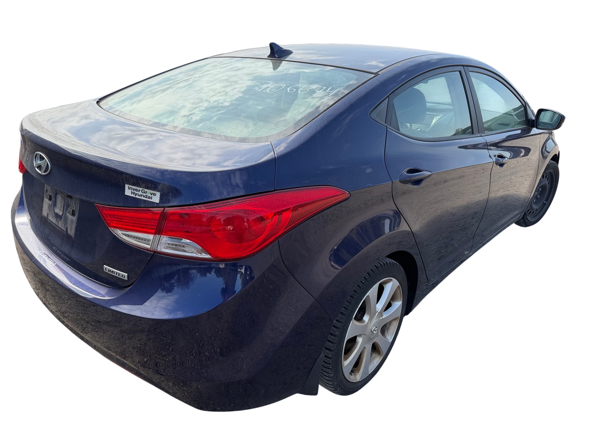 2013 hyundai elantra limited with 114604 miles for sale near Elk River, Minnesota 106674_05_pass_rear_corner.jpg