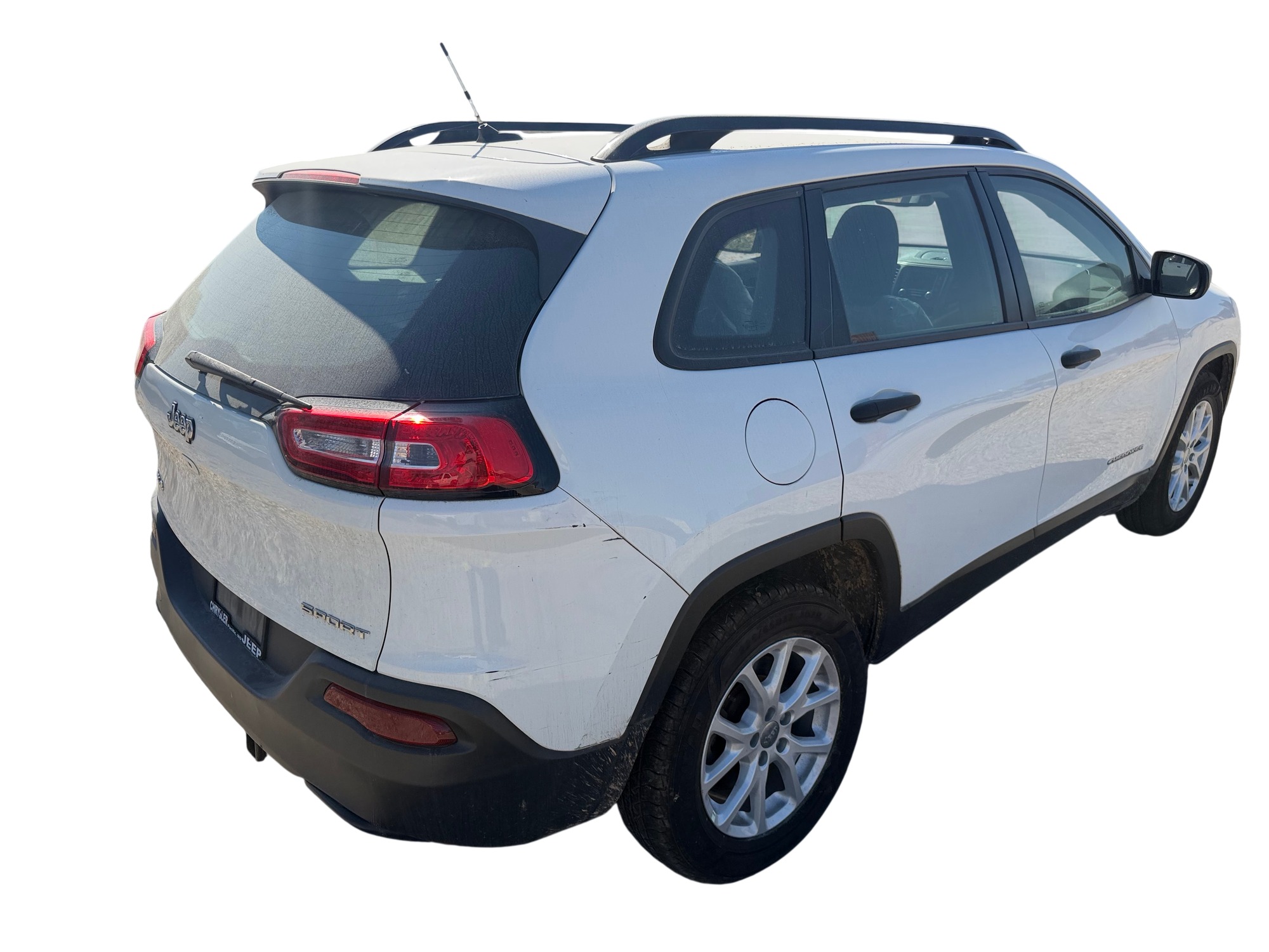 2015 jeep cherokee sport-4wd with 260455 miles for sale near St. Louis, Missouri 106683_05_pass_rear_corner.jpg