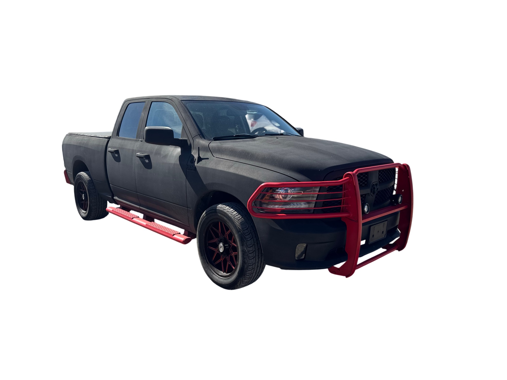 2014 ram 1500 tradesman-quad-cab-4wd with 109498 miles for sale near Elk River, Minnesota 106687_07_pass_front_corner.jpg