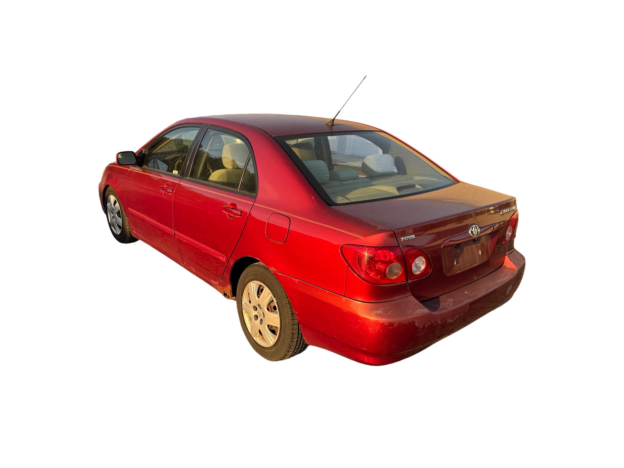 2007 toyota corolla ce with 160712 miles for sale near Elk River, Minnesota 106696_03_rear_driver_corner.jpg