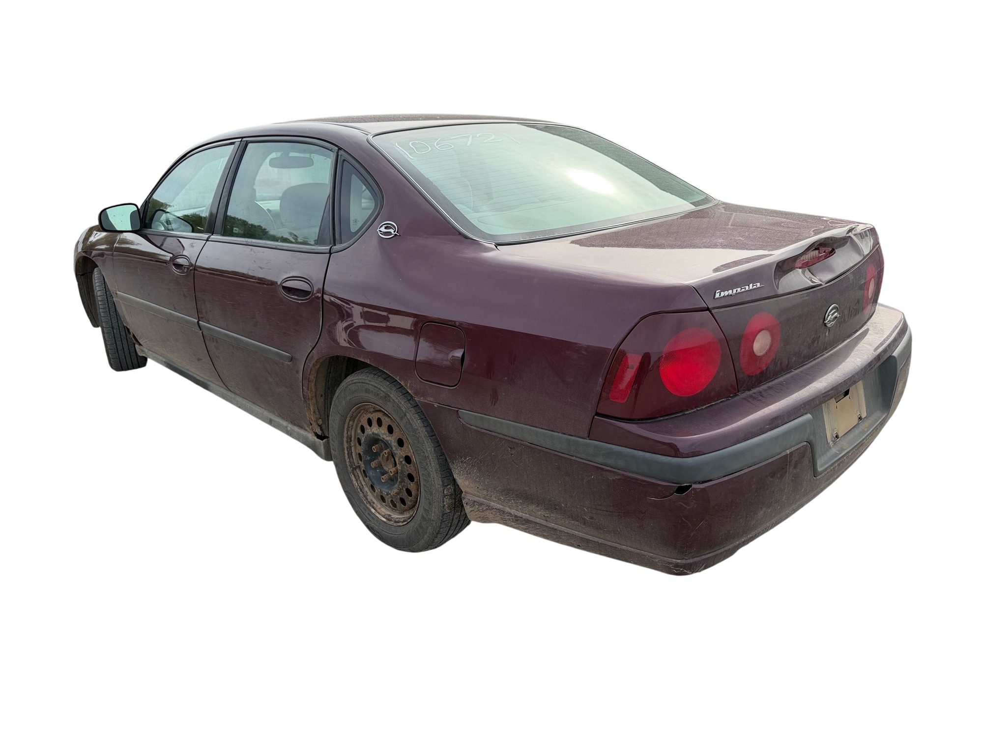 2003 chevrolet impala base with 320815 miles for sale near Elk River, Minnesota 106721_03_rear_driver_corner.jpg