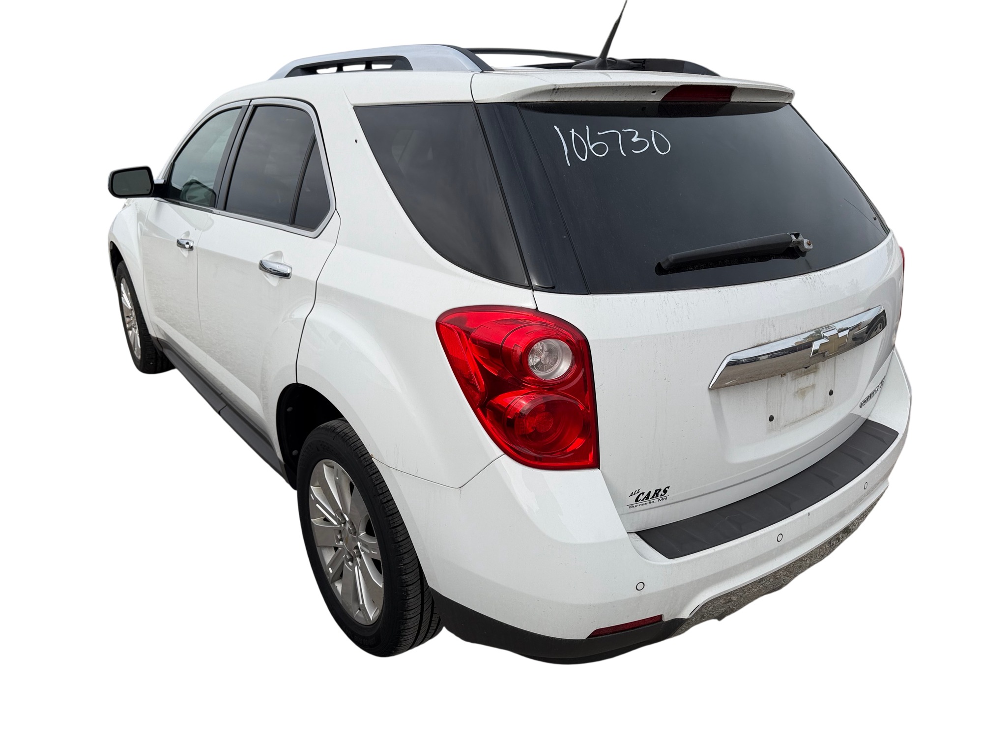 2011 chevrolet equinox ltz-2wd with 105523 miles for sale near Elk River, Minnesota 106730_03_rear_driver_corner.jpg