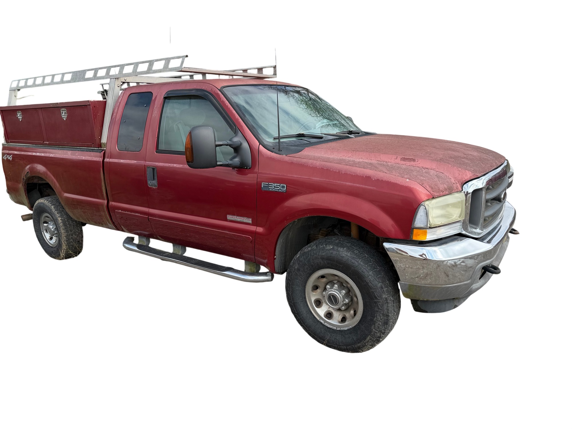 2003 ford f-350-sd xl-supercab-4wd with 175726 miles for sale near St. Louis, Missouri 106734_07_pass_front_corner.jpg