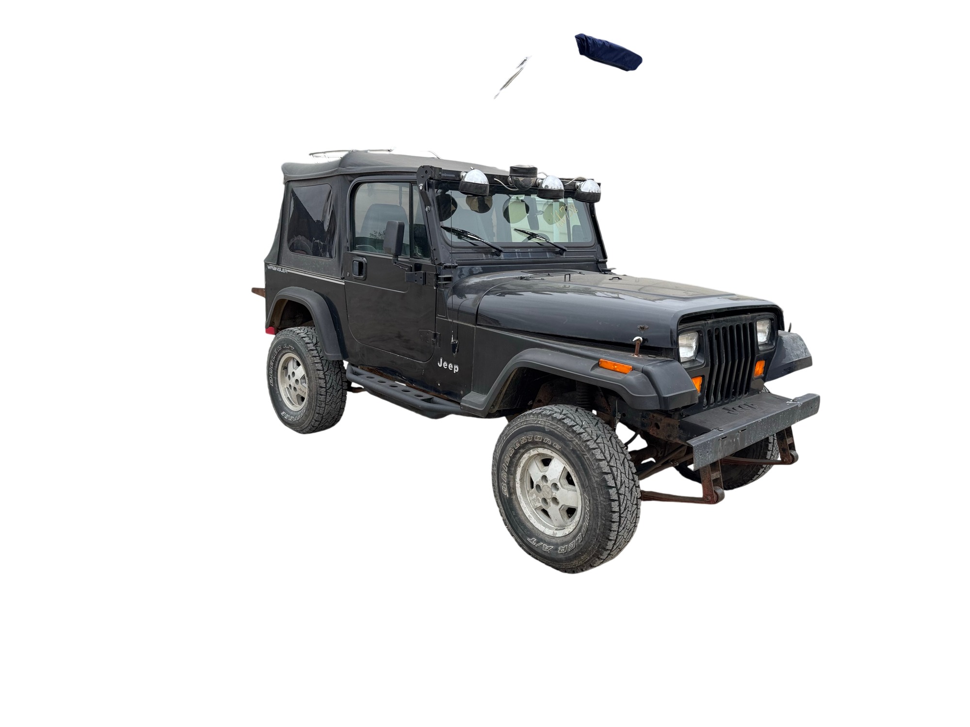 1995 jeep wrangler s with 122426 miles for sale near Elk River, Minnesota 106738_07_pass_front_corner.jpg