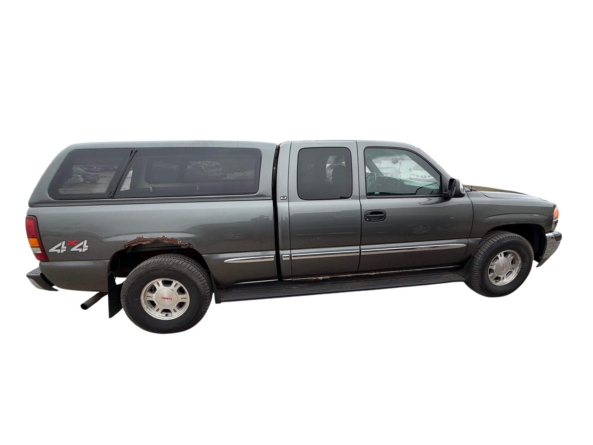 2002 gmc sierra-1500 sl-ext.-cab-short-bed-4wd with 83587 miles for sale near Elk River, Minnesota 106764_06_pass_side.jpg
