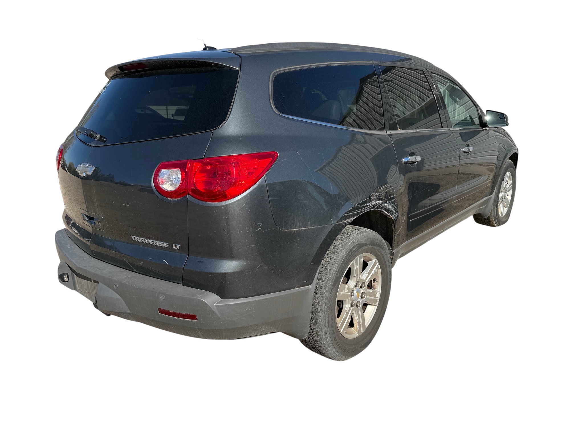 2010 chevrolet traverse lt1-awd with 164528 miles for sale near Elk River, Minnesota 106806_05_pass_rear_corner.jpg