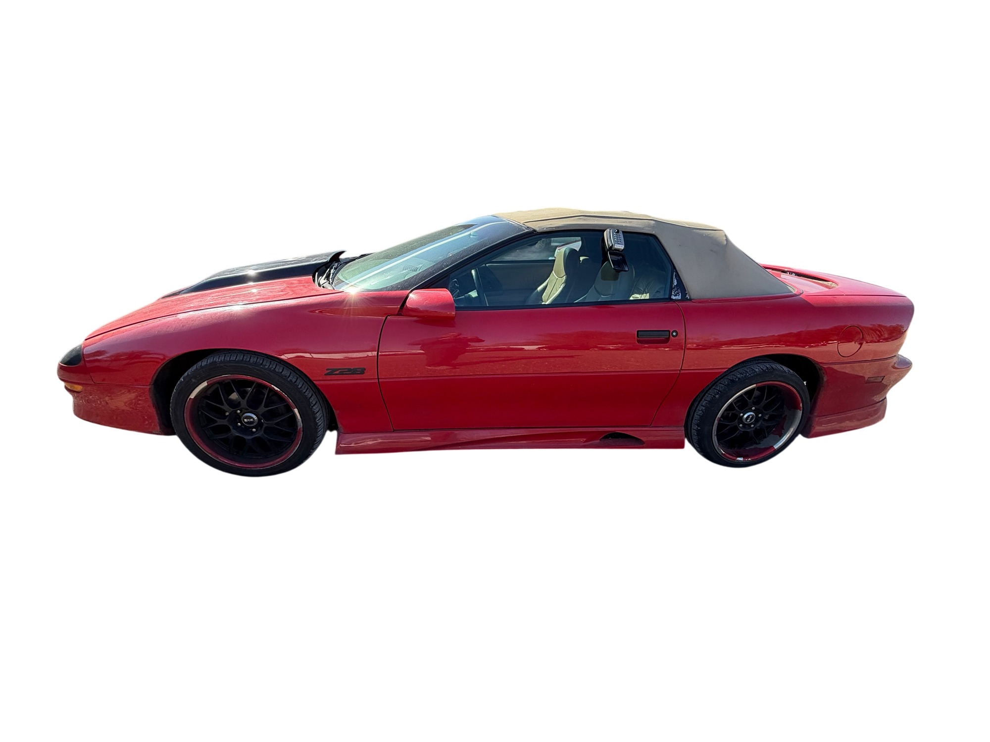 1995 chevrolet camaro z28-convertible with 167785 miles for sale near Elk River, Minnesota 106829_02_driver_side.jpg