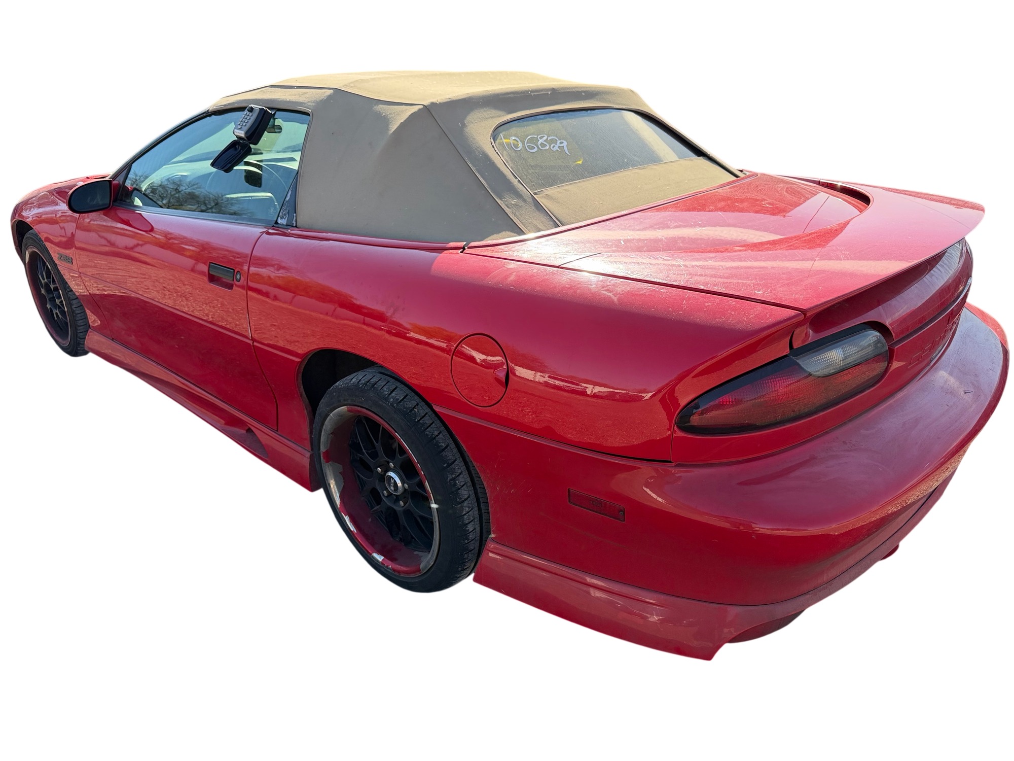 1995 chevrolet camaro z28-convertible with 167785 miles for sale near Elk River, Minnesota 106829_03_rear_driver_corner.jpg