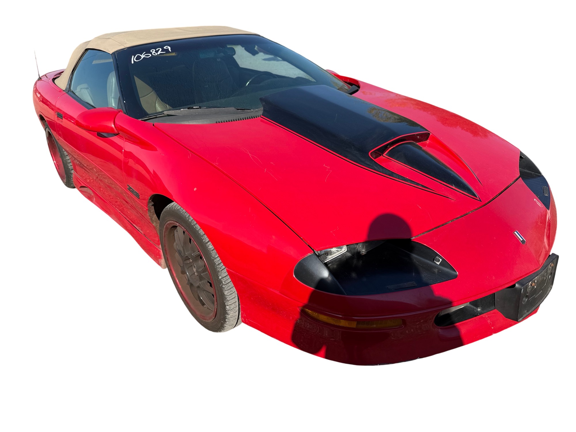 1995 chevrolet camaro z28-convertible with 167785 miles for sale near Elk River, Minnesota 106829_07_pass_front_corner.jpg