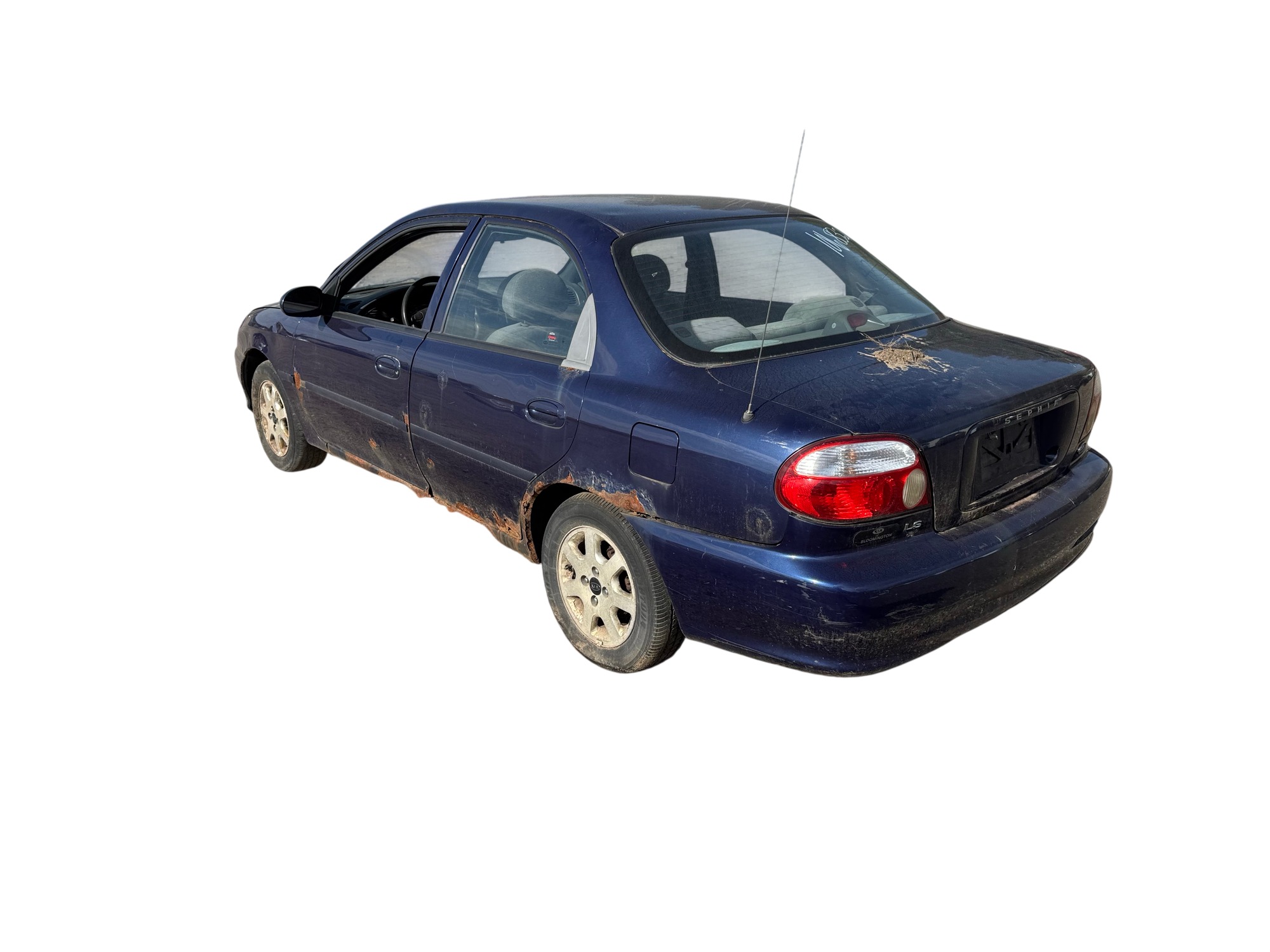 1999 kia sephia base with 167933 miles for sale near Elk River, Minnesota 106832_03_rear_driver_corner.jpg