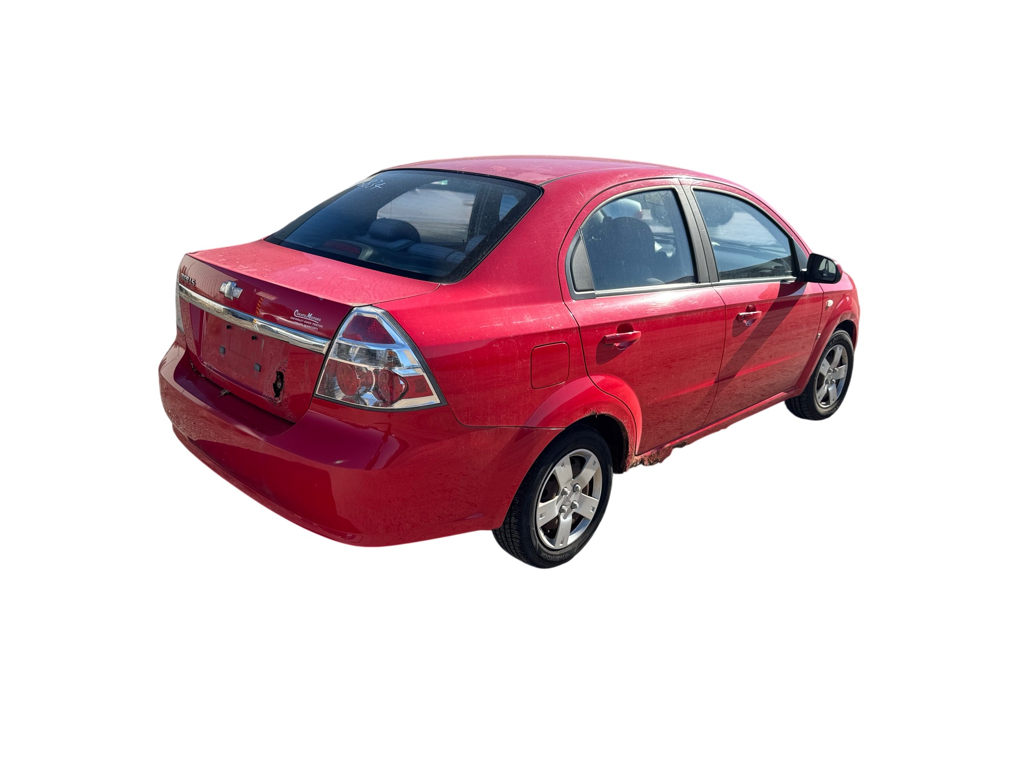 2008 chevrolet aveo ls-4-door with 84060 miles for sale near Elk River, Minnesota 106834_05_pass_rear_corner.jpg
