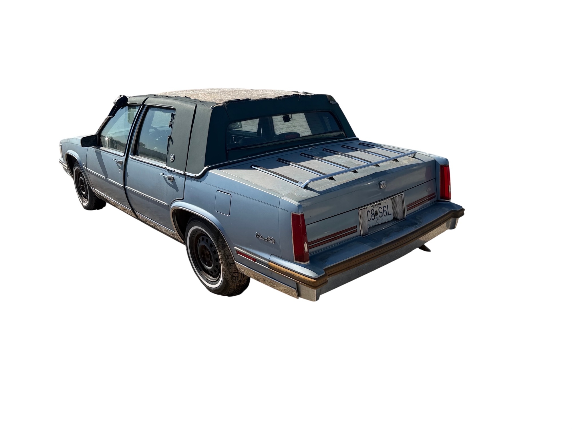 1987 cadillac deville sedan with 182416 miles for sale near St. Louis, Missouri 106848_03_rear_driver_corner.jpg