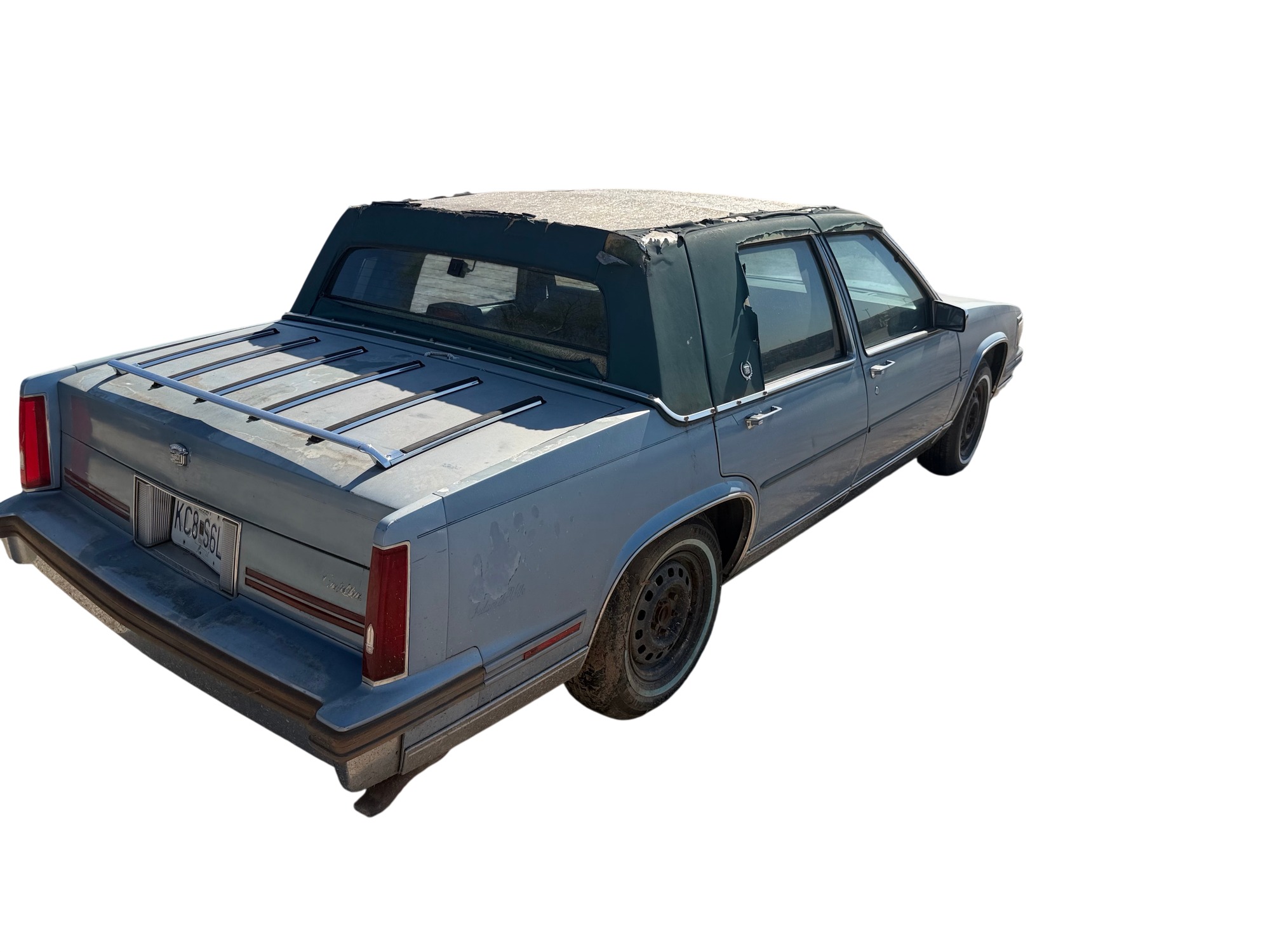 1987 cadillac deville sedan with 182416 miles for sale near St. Louis, Missouri 106848_05_pass_rear_corner.jpg
