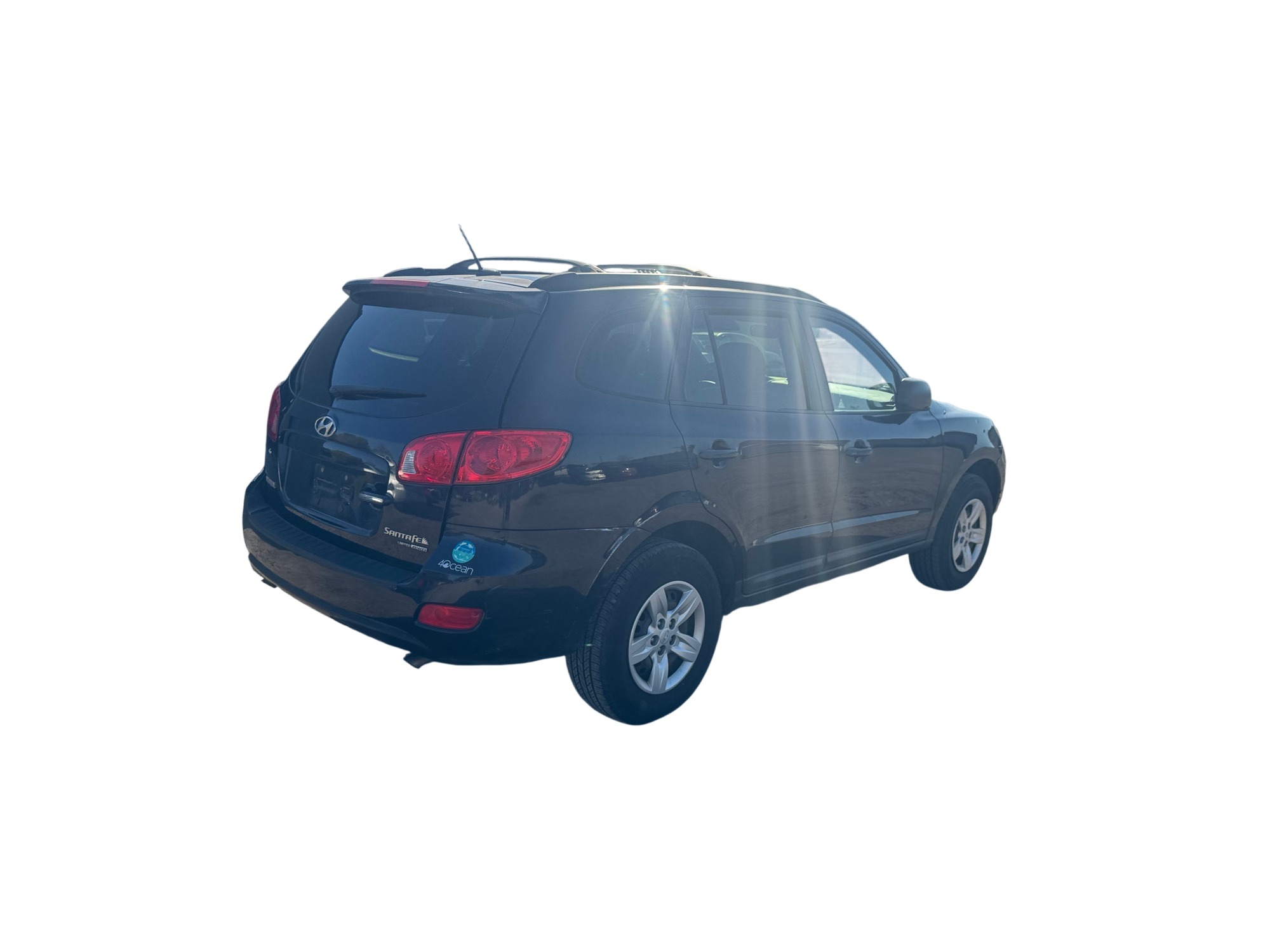 2009 hyundai santa-fe gls-awd with 215044 miles for sale near Elk River, Minnesota 106876_05_pass_rear_corner.jpg