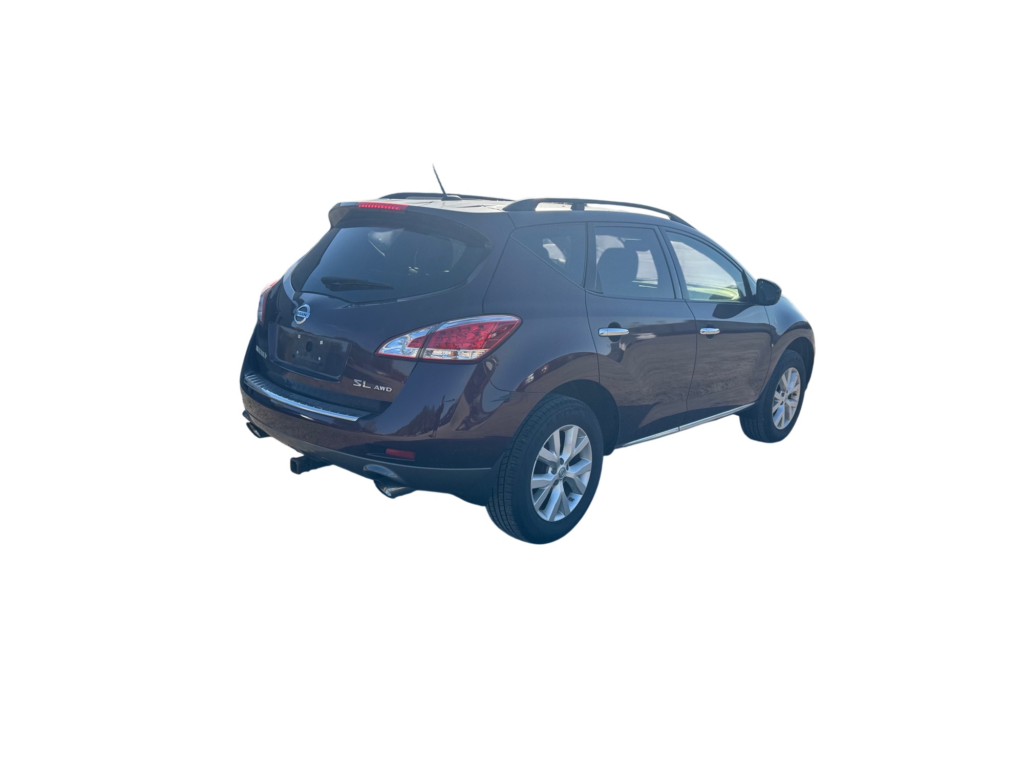 2014 nissan murano sl-awd with 109166 miles for sale near Elk River, Minnesota 106880_05_pass_rear_corner.jpg