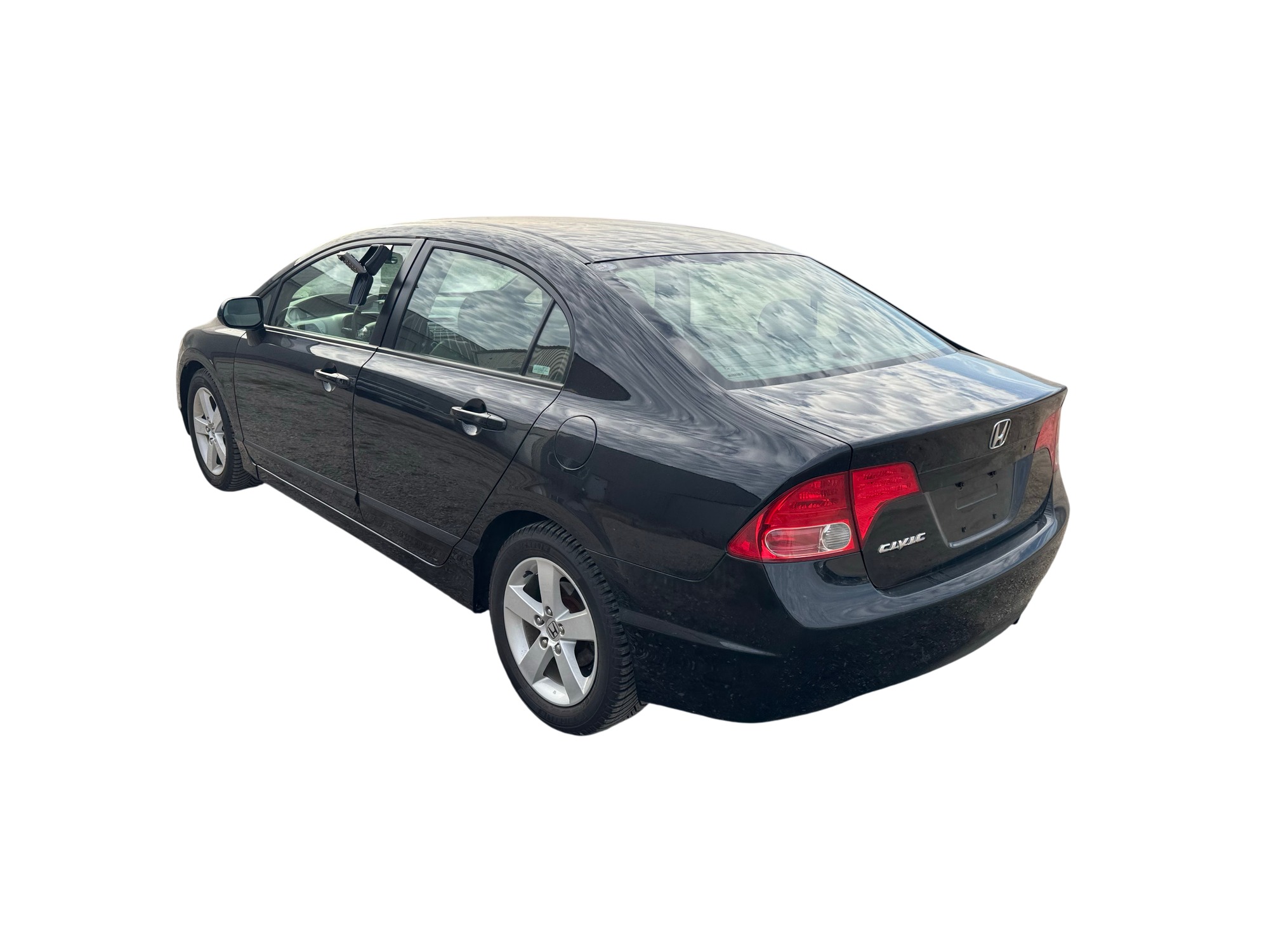 2007 honda civic ex-sedan-at with 235041 miles for sale near Elk River, Minnesota 106885_03_rear_driver_corner.jpg