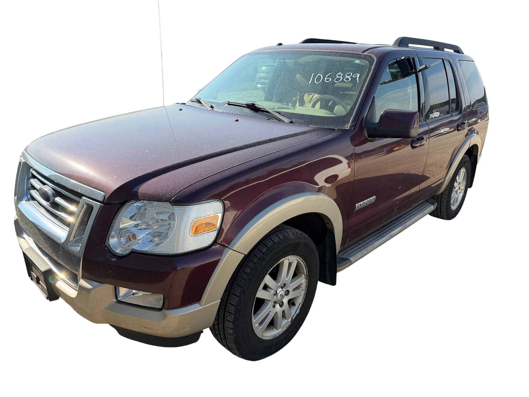 2008 ford explorer eddie-bauer-4.0l-4wd with 266582 miles for sale near Elk River, Minnesota 106889_01_driver_front_corner.jpg