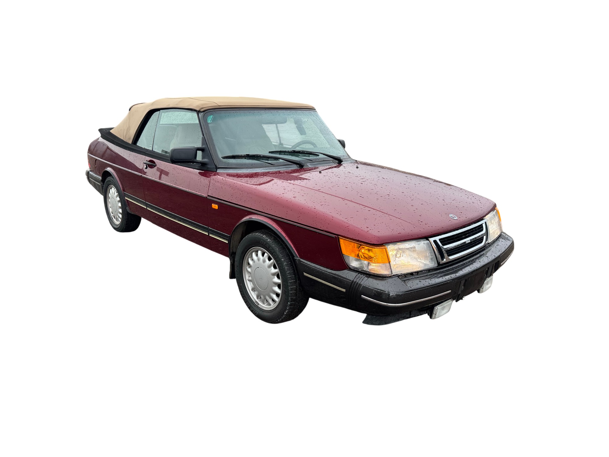 1994 saab 900 s-convertible with 99758 miles for sale near Elk River, Minnesota 106944_07_pass_front_corner.jpg