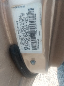 1998 toyota camry ce with 167444 miles for sale near elk-river, minnesota 106270_47_door_vin_sticker.jpg