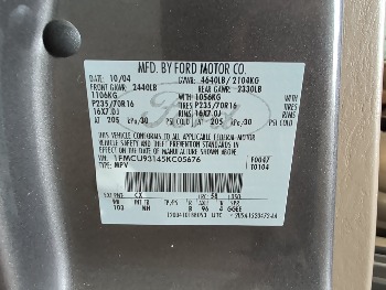 2005 ford escape xlt-4wd with 137067 miles for sale near elk-river, minnesota 106306_47_door_vin_sticker.jpg