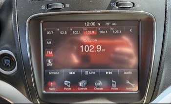 2012 dodge journey crew-awd with 113797 miles for sale near elk-river, minnesota 106325_39_radio_closeup.jpg
