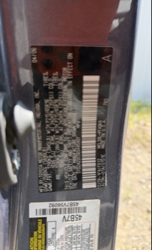 2006 toyota sienna xle with 230312 miles for sale near elk-river, minnesota 106332_47_door_vin_sticker.jpg