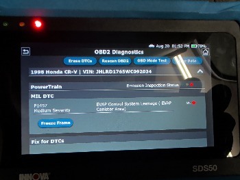 1998 honda cr-v with 122346 miles for sale near elk-river, minnesota 106338_45_obd2_codes.jpg