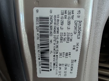 2006 chrysler town-and-country with 141109 miles for sale near elk-river, minnesota 106367_47_door_vin_sticker.jpg