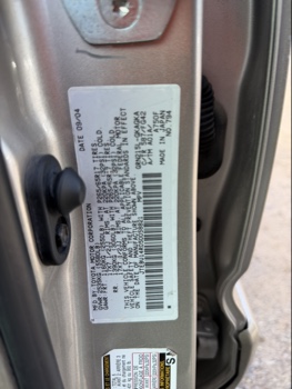 2005 toyota 4runner sport-edition-v6-4wd with 115448 miles for sale near elk-river, minnesota 106402_47_door_vin_sticker.jpg