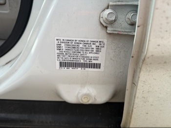 2011 acura mdx 6-spd-at-w-tech-package with 135189 miles for sale near elk-river, minnesota 106414_47_door_vin_sticker.jpg