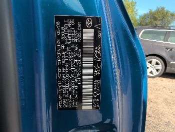 2008 toyota yaris liftback with 125476 miles for sale near elk-river, minnesota 106476_47_door_vin_sticker.jpg