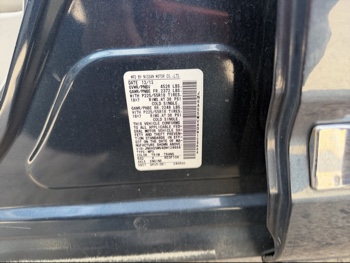 2013 nissan rogue s-awd with 108328 miles for sale near elk-river, minnesota 106488_47_door_vin_sticker.jpg