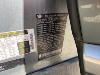 2014 land-rover range-rover 3.0l-v6-supercharged-hse with 167081 miles for sale near elk-river, minnesota 106494_47_door_vin_sticker.jpg