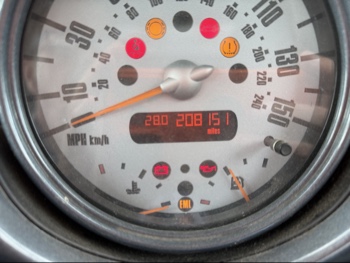 2004 mini cooper base with 208851 miles for sale near elk-river, minnesota 106514_44_mileage_closeup.jpg
