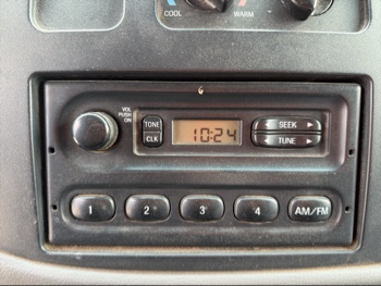 1999 ford econoline e350-super-duty with 203236 miles for sale near elk-river, minnesota 106537_39_radio_closeup.jpg