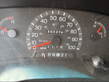 1999 ford econoline e350-super-duty with 203236 miles for sale near elk-river, minnesota 106537_44_mileage_closeup.jpg