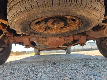 2008 chevrolet express ls-3500-extended with 167680 miles for sale near Elk River, Minnesota 106615_19_undercar_rear.jpg