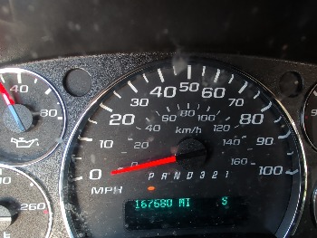 2008 chevrolet express ls-3500-extended with 167680 miles for sale near Elk River, Minnesota 106615_44_mileage_closeup.jpg