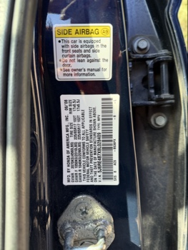 2008 honda cr-v ex-l-4wd-at with 152109 miles for sale near Elk River, Minnesota 106628_47_door_vin_sticker.jpg