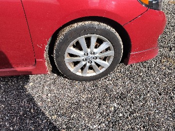 2009 toyota corolla base-4-speed-at with 195594 miles for sale near Elk River, Minnesota 106632_15_front_pass_wheel.jpg