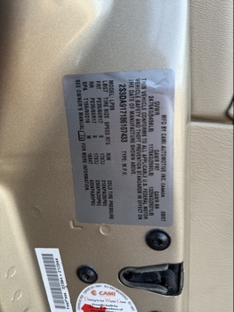 2008 suzuki xl-7 limited with 160216 miles for sale near Elk River, Minnesota 106633_47_door_vin_sticker.jpg